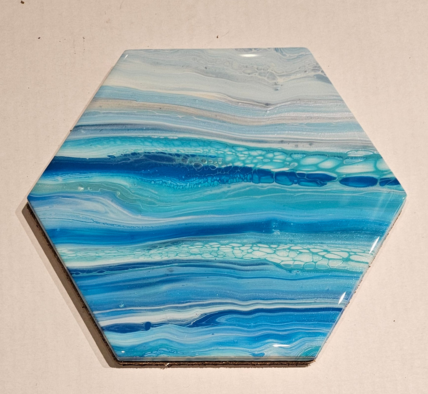 Trivet - Lg Medium Hexagon - Bermuda 1
