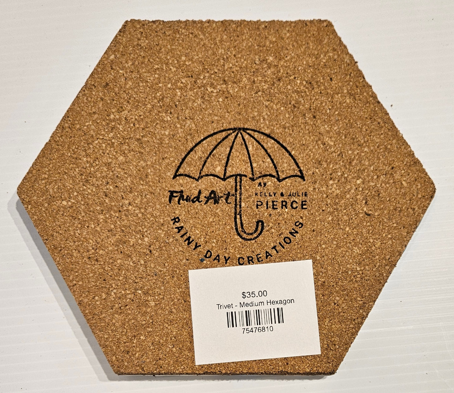 Trivet - Sm Medium Hexagon - Night Beach 1