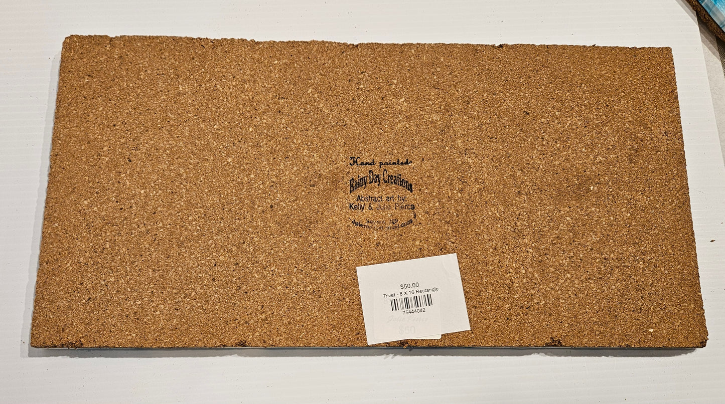 Trivet - 8 X 16 Rectangle - Blue 1