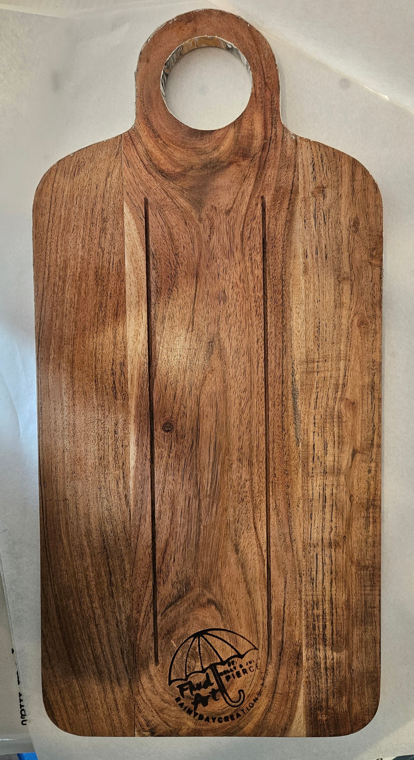 22 X 10 1/2" Serving Board - Metallic 2