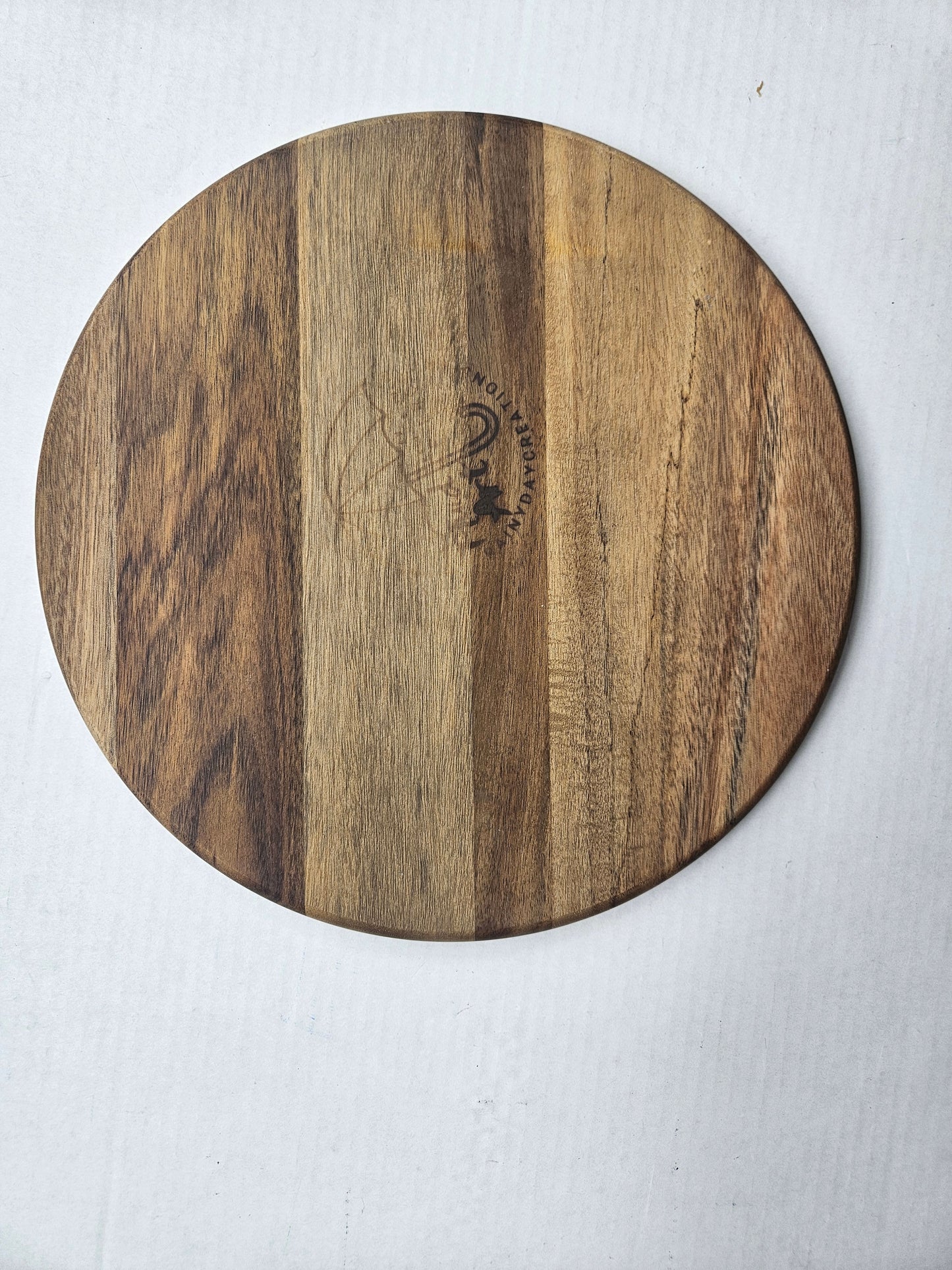 11 x 11 Round Trinket Tray - Blue 2