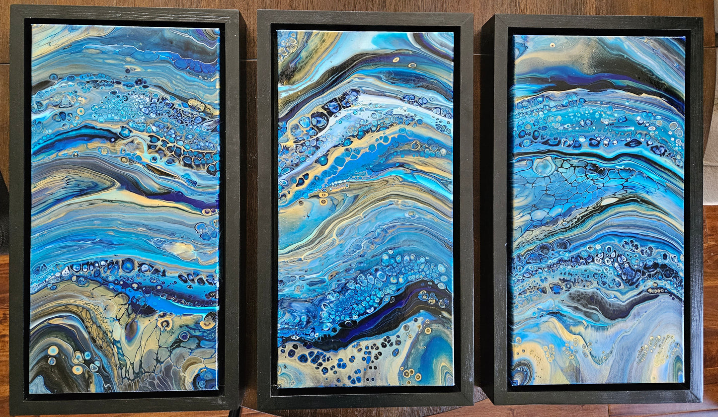 Golden Tide Triptych 2023