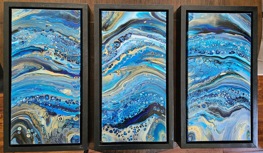Golden Tide Triptych 2023
