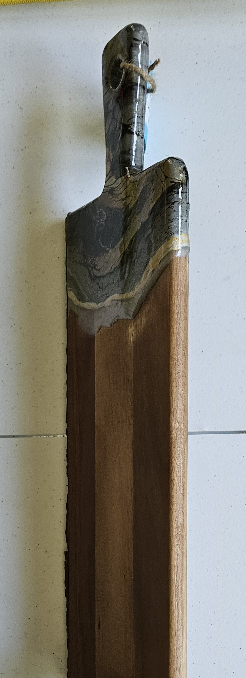 20" X 6" Live Edge Acacia - Metallic 1