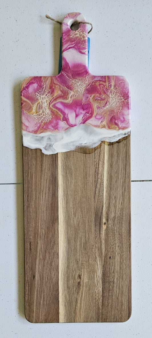 20 1/2 × 7 1/4 Serving Board - Pink 1