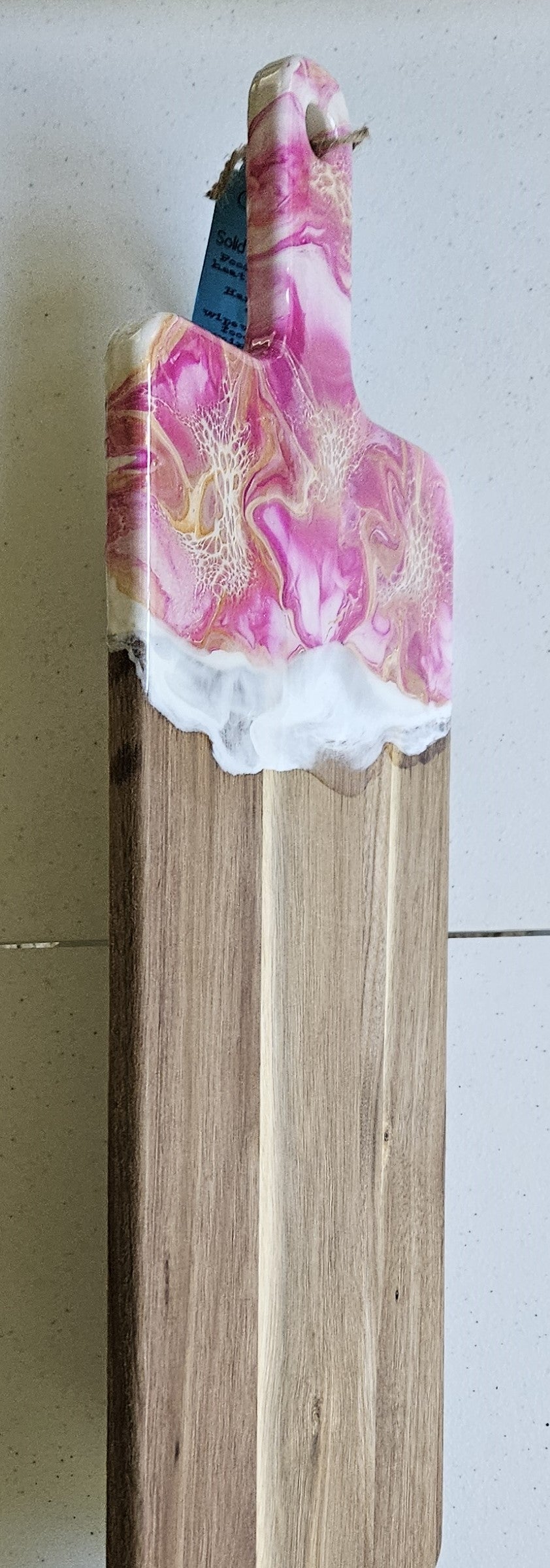 20 1/2 × 7 1/4 Serving Board - Pink 1