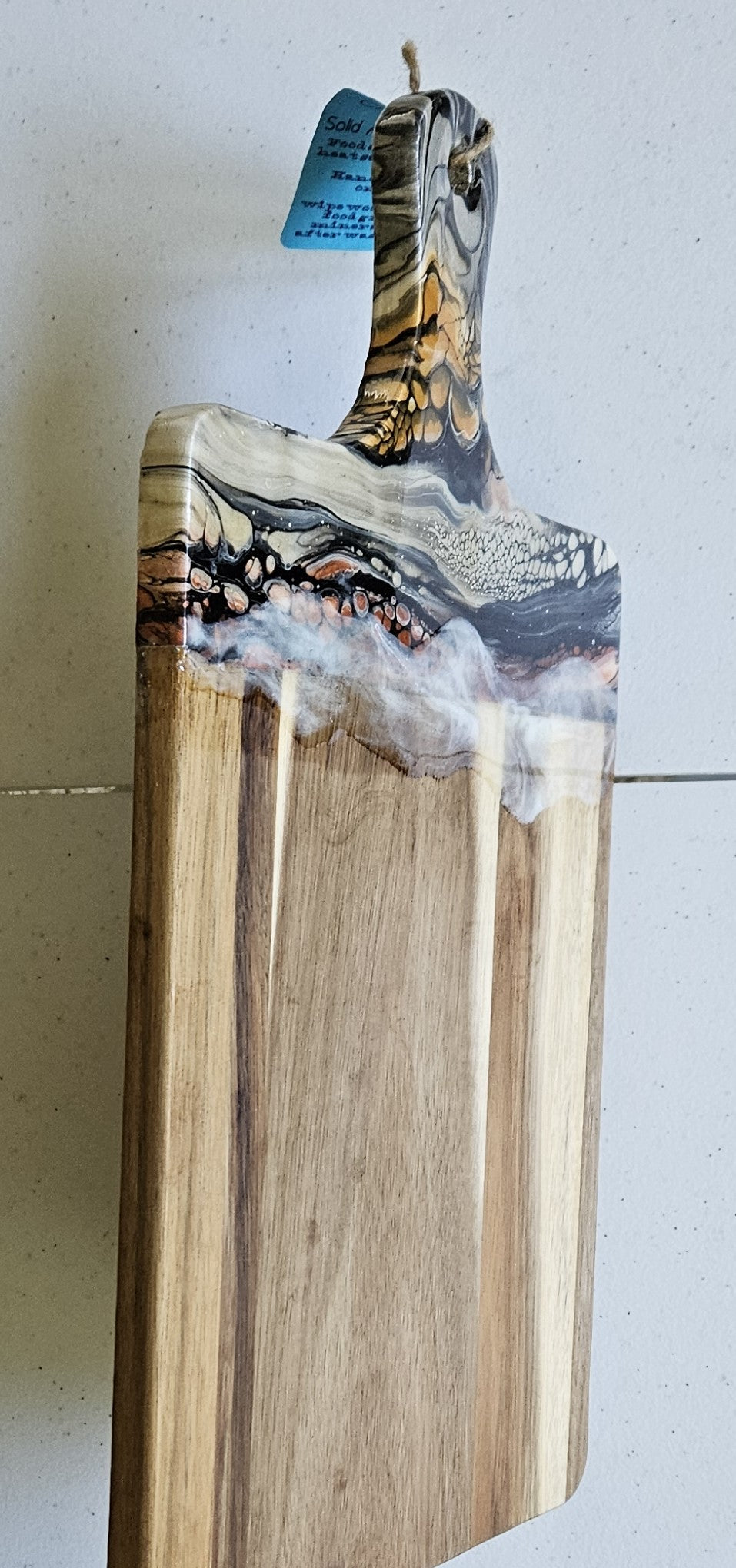 16 X 9 Acacia Serving Board - Metallic 2