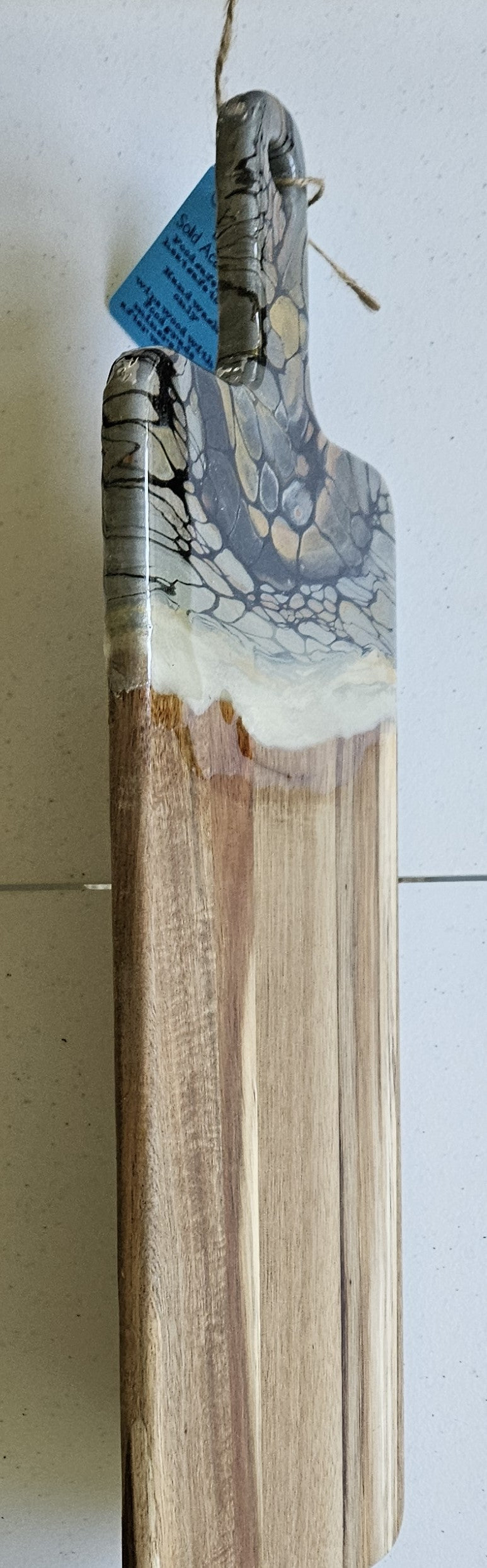 20 1/2 × 7 1/4 Serving Board - Metallic 1