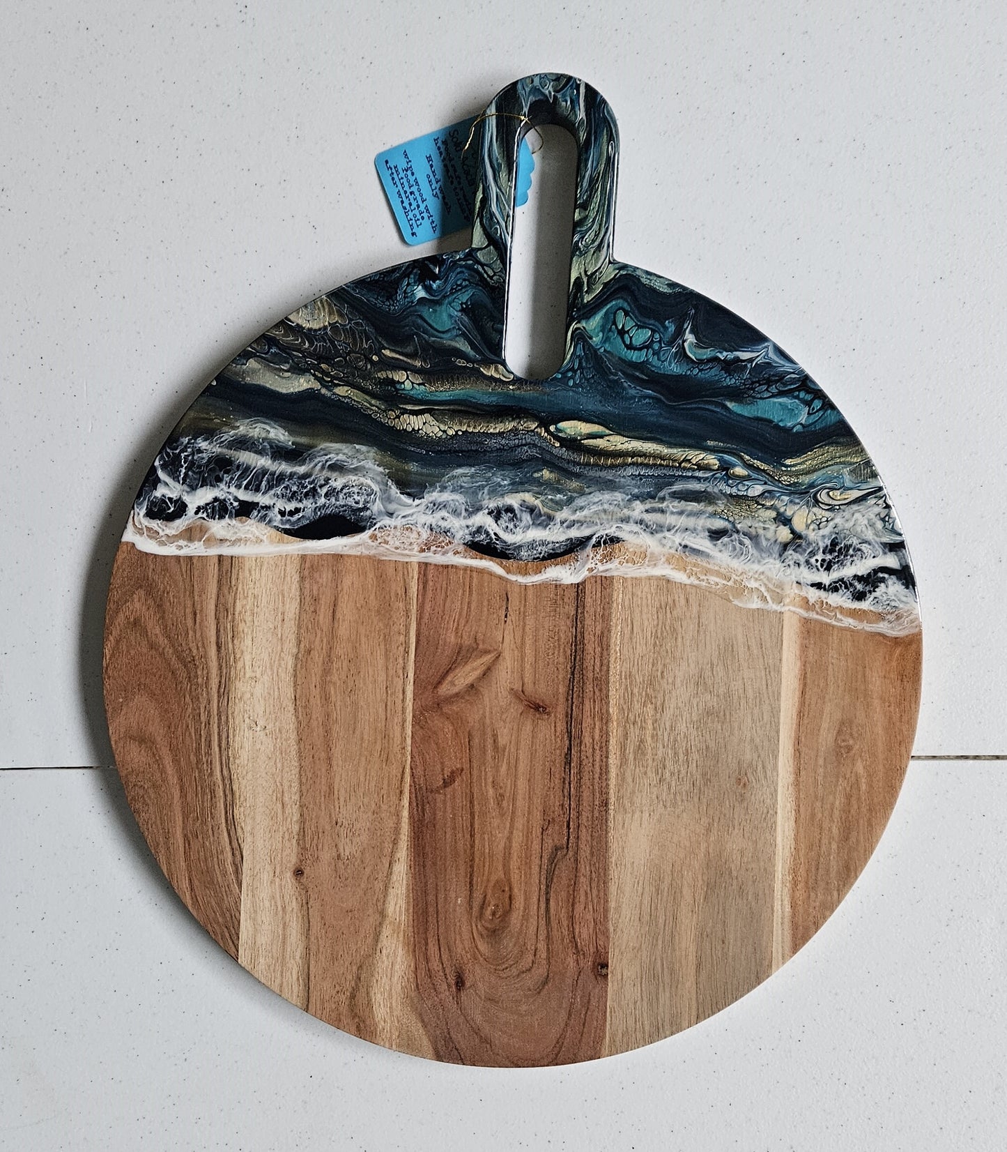 20 X 16 Round - Green/Gold 2