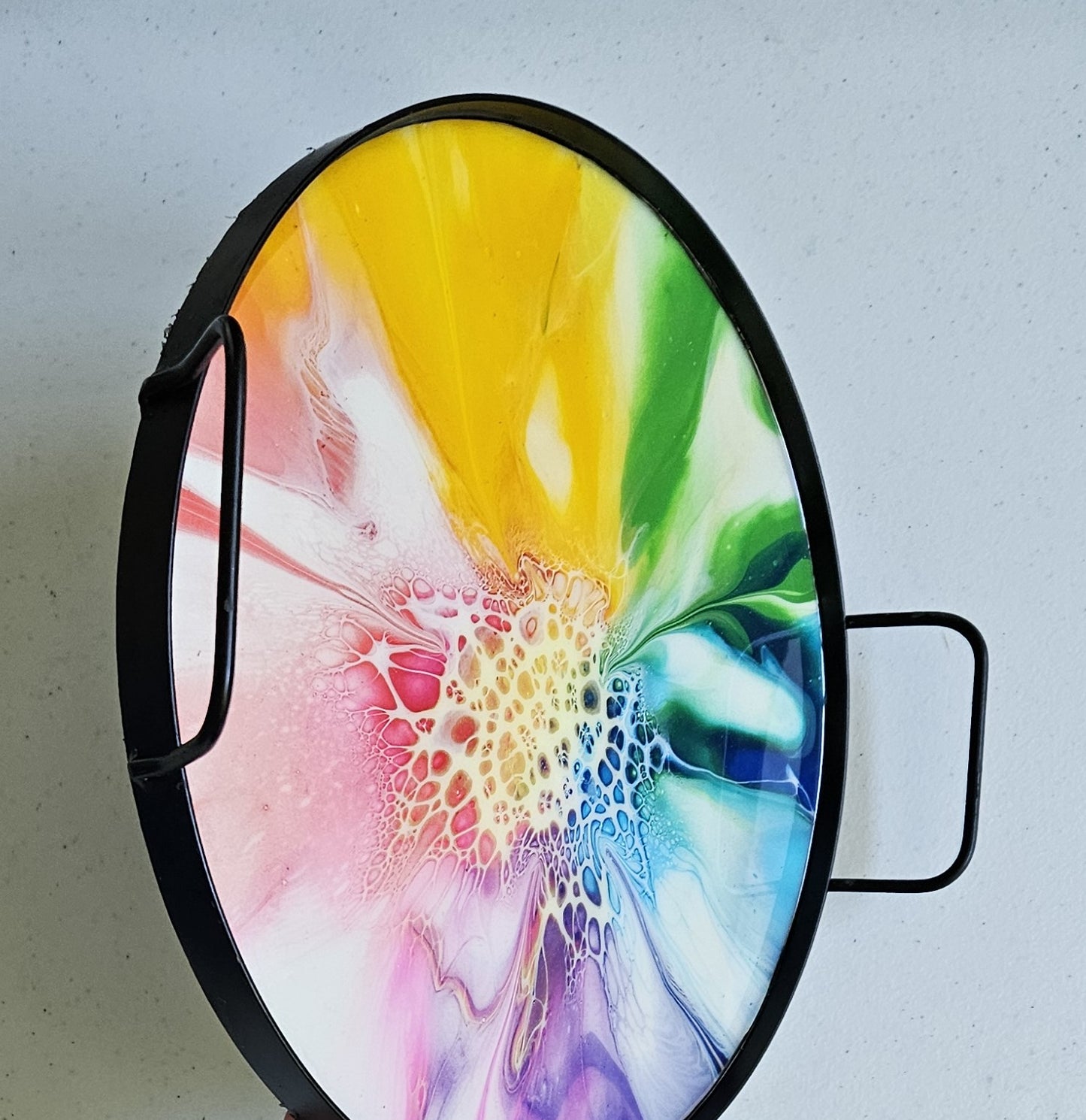 12" Round Serving Tray - Rainbow 1