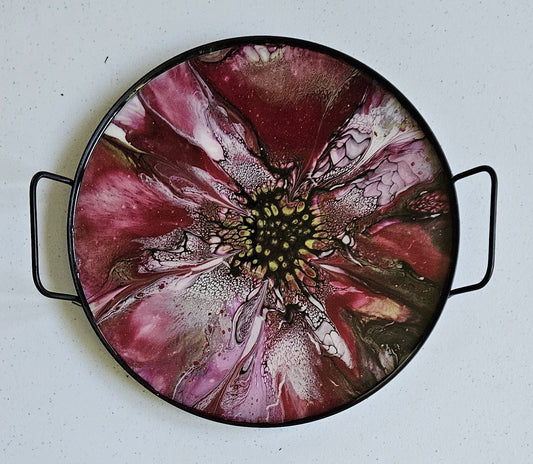 12" Round Serving Tray - Royal Athena