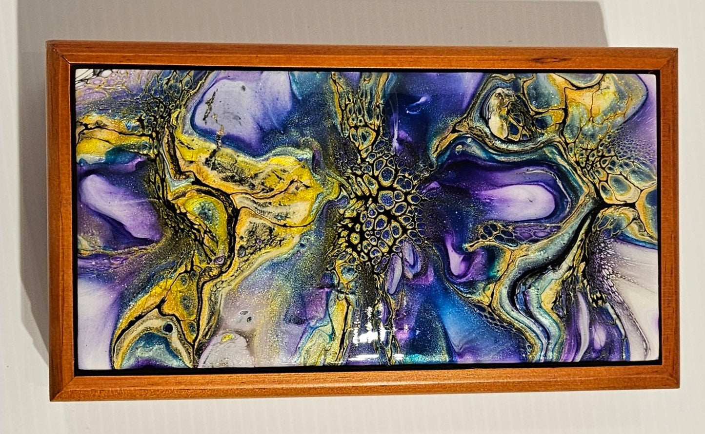 Jewelry Box - Large - Purple/Gold 1