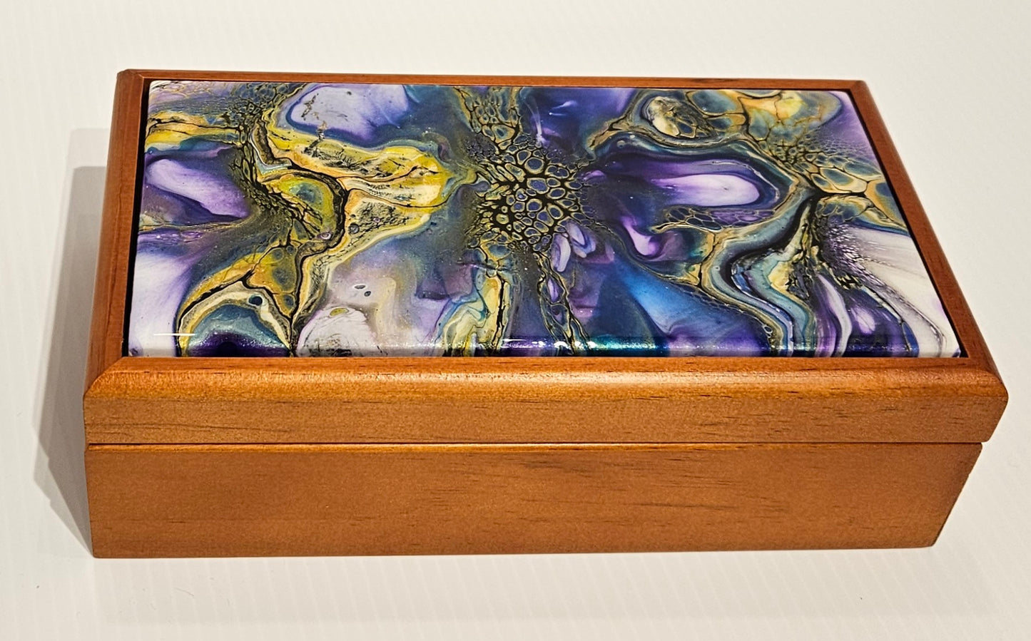Jewelry Box - Large - Purple/Gold 1
