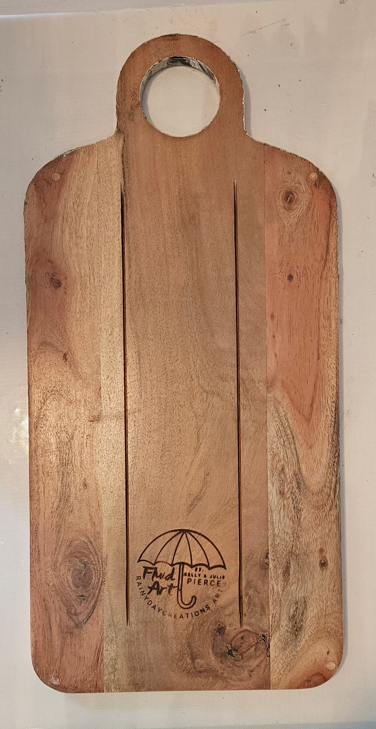 22 X 10 1/2" Serving Board - Metallic 1