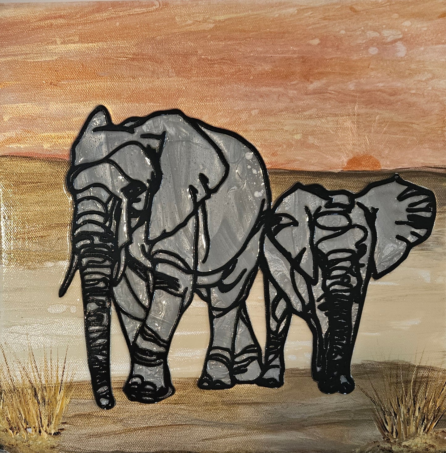 Elephants at Sunrise 2025