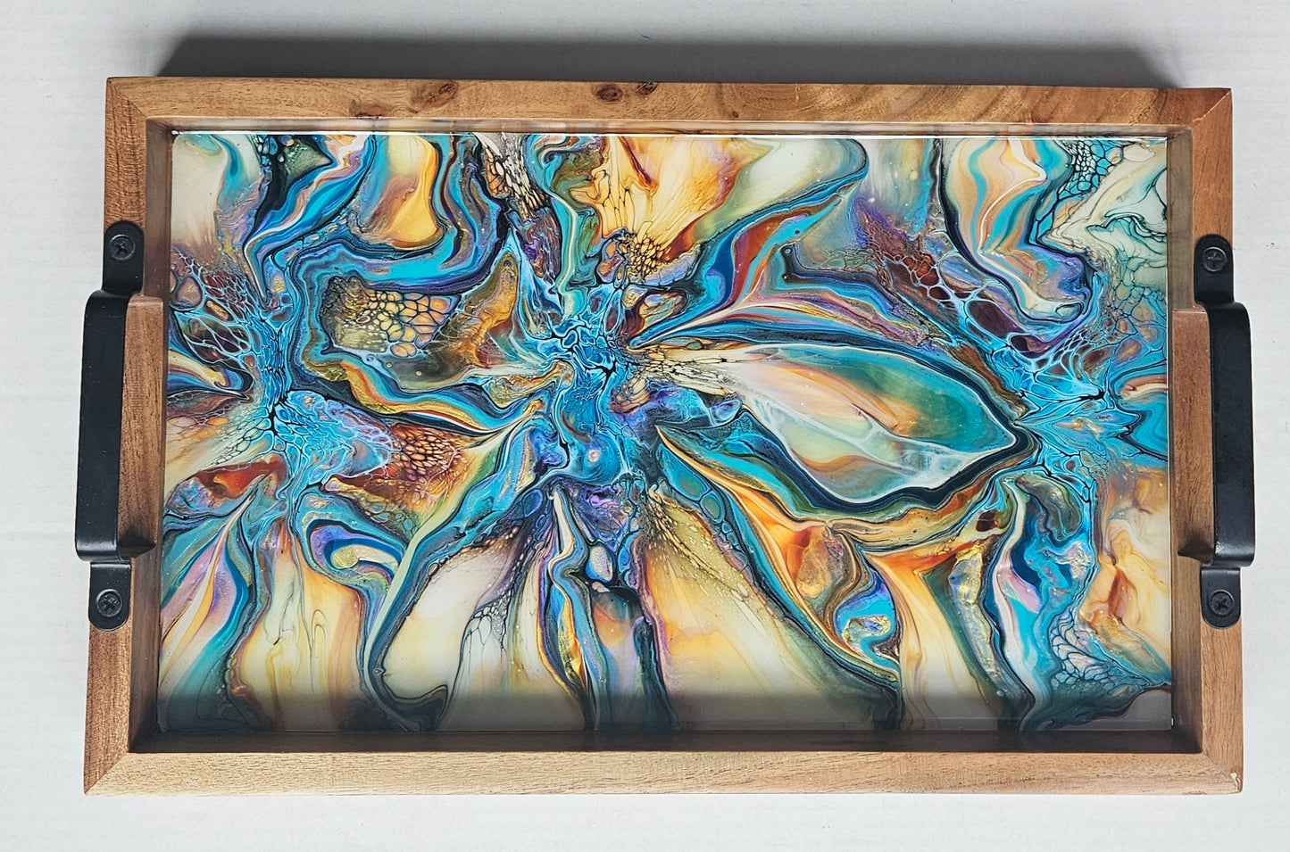 10 x 16 Acacia Serving Tray - Colorfest