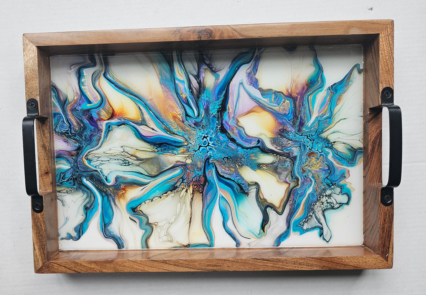 12 x 18 Acacia Serving Tray - Colorfest