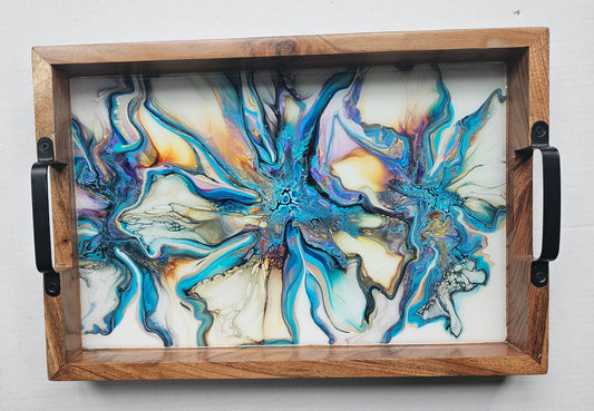 12 x 18 Acacia Serving Tray - Colorfest