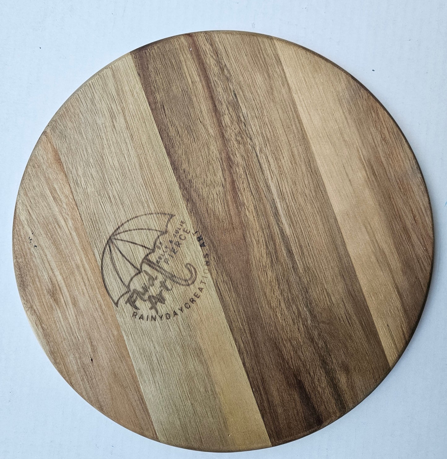 11 x 11 Round Trinket Tray - Cobalt Flash