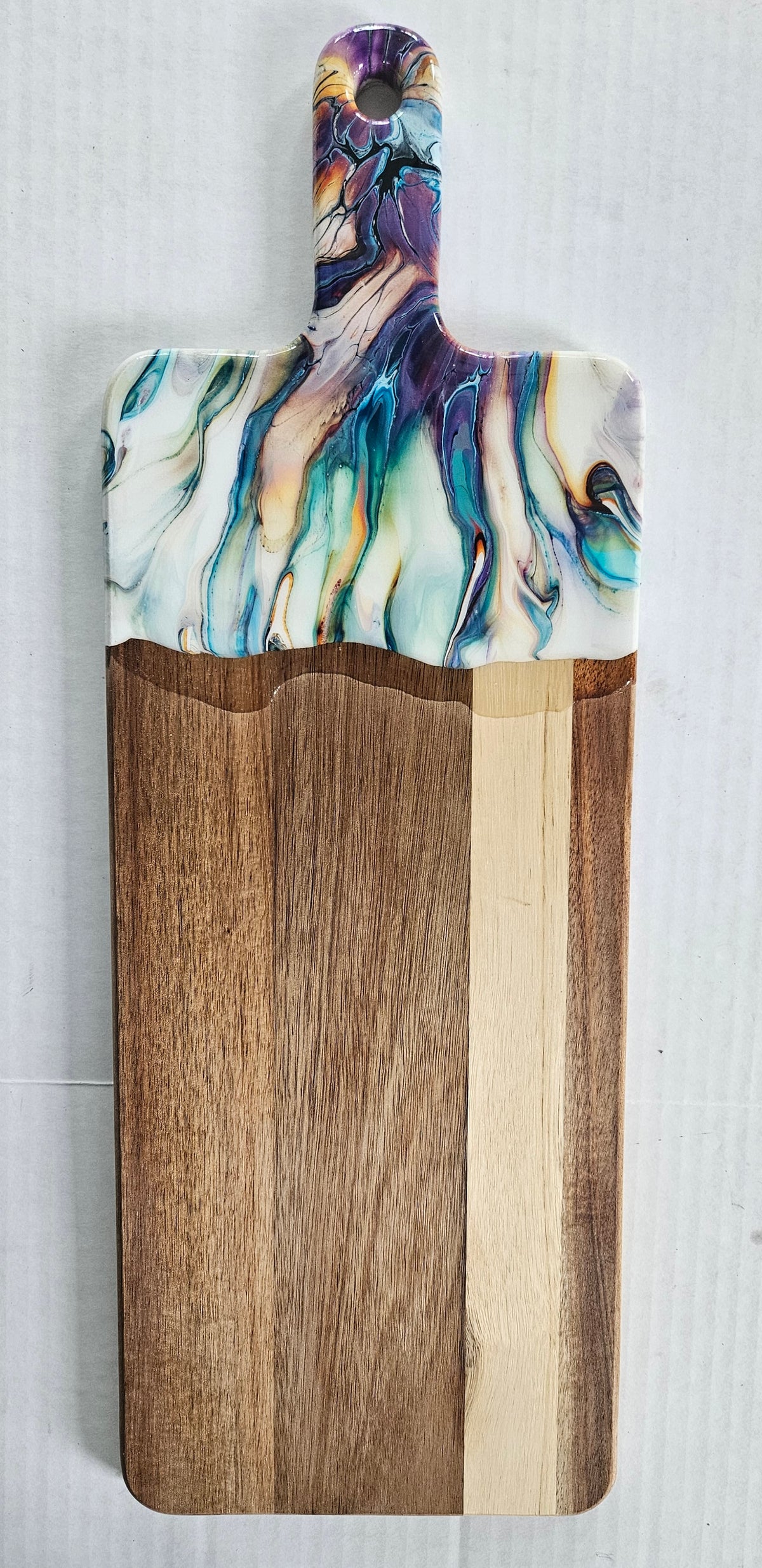 20 1/2 × 7 1/4 Serving Board - Colorfest 1