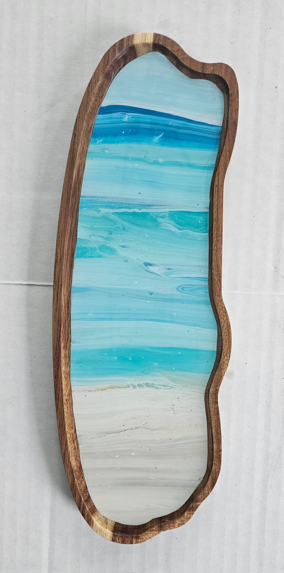 4 × 11 Wavey TRINKET TRAY - Bermuda Beach 1