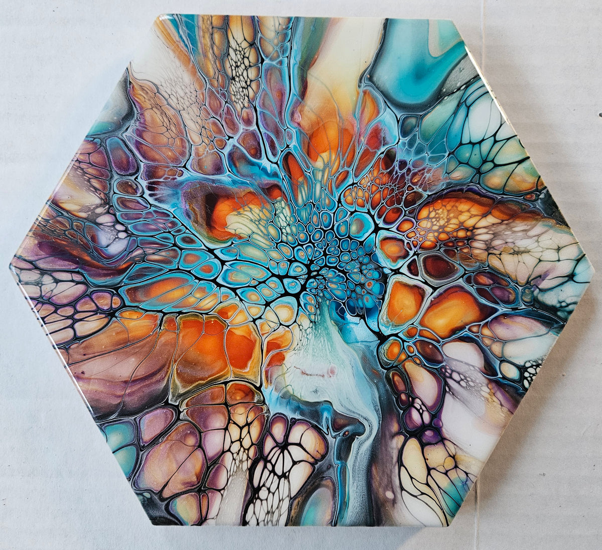 Trivet - Lg Med Hex - Colorfest