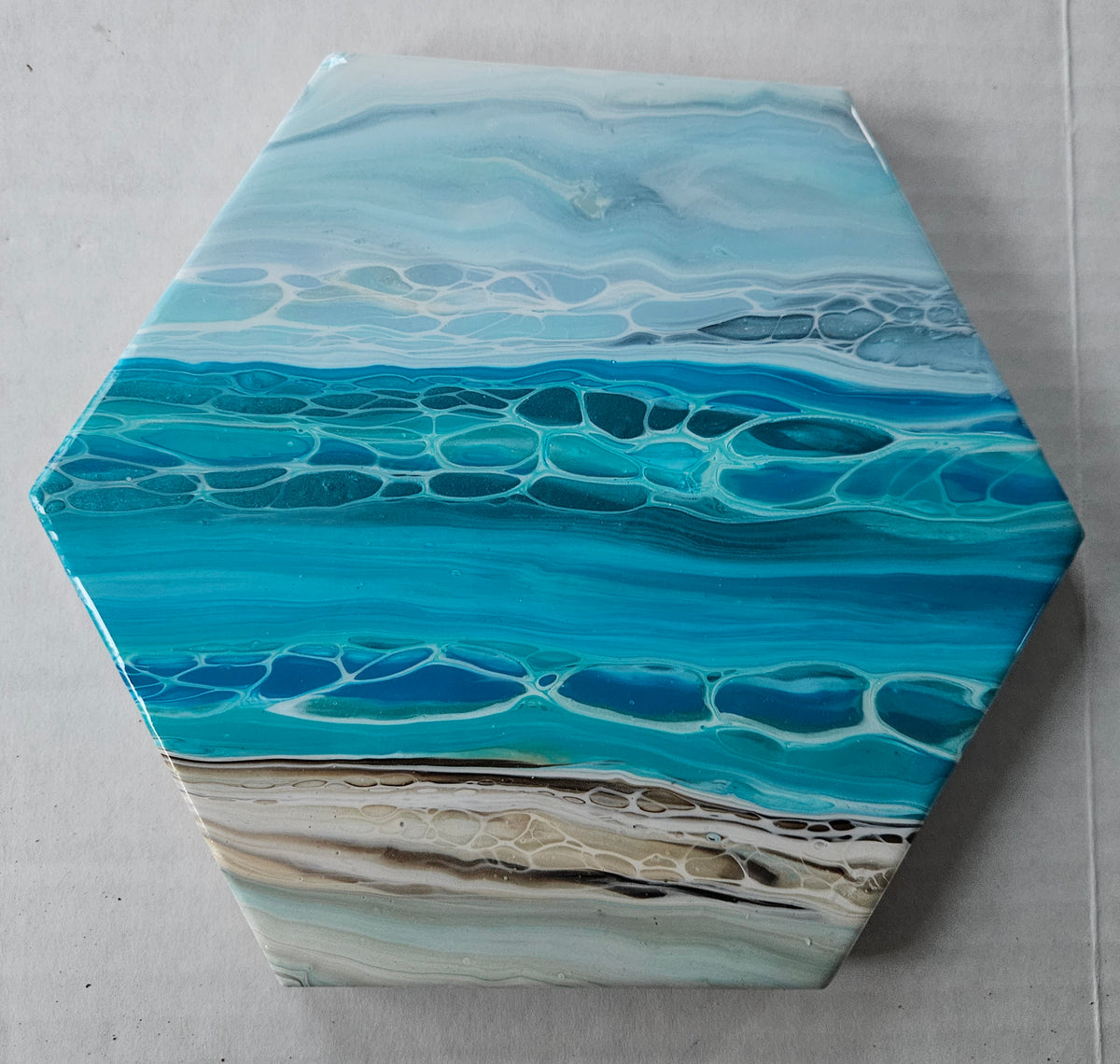 Trivet - Sm Hex - Bermuda Beach