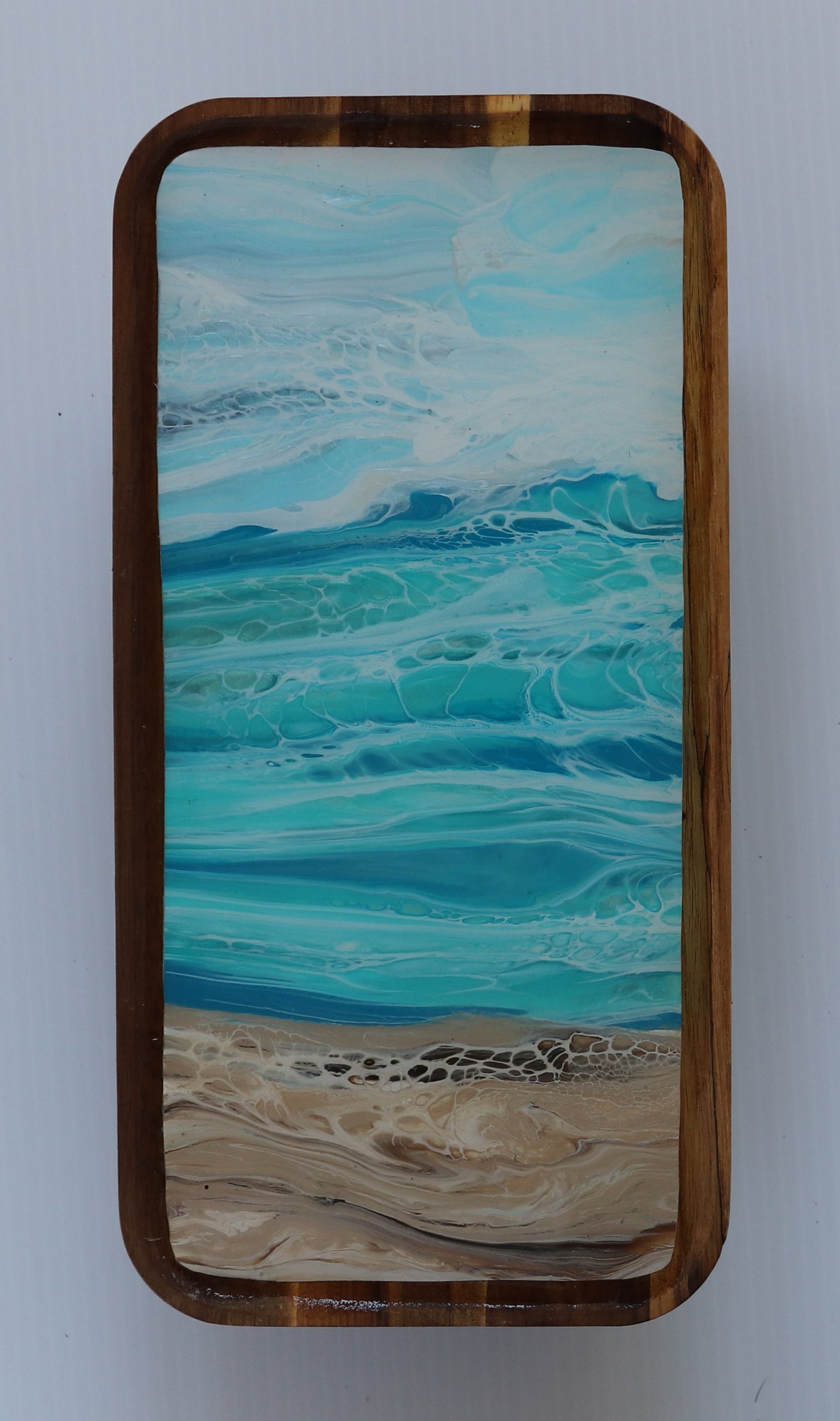 6 x 12 Trinket tray w/ legs - Beach 2
