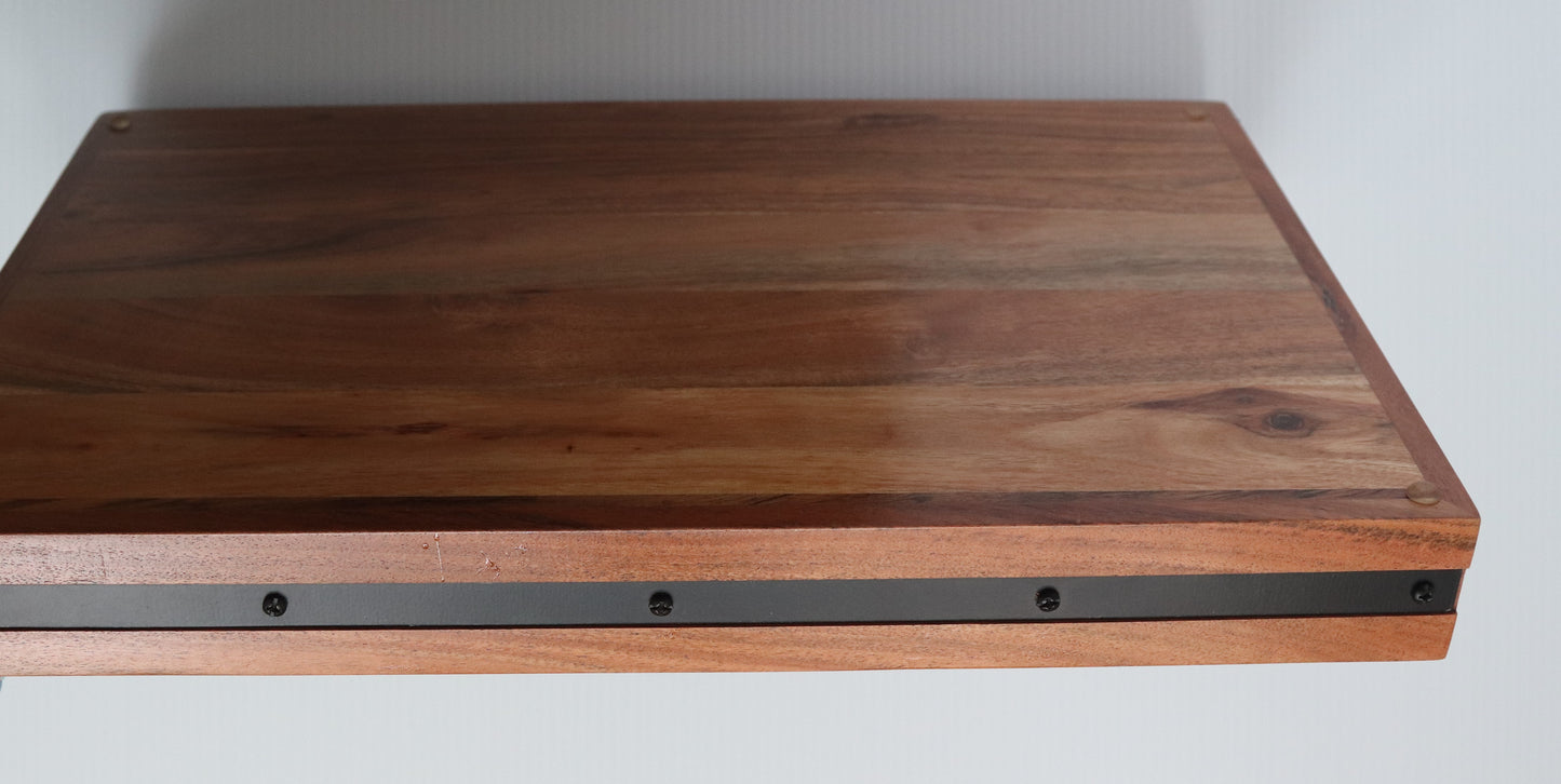 12 x 18 Acacia Serving Tray - Metallic 1
