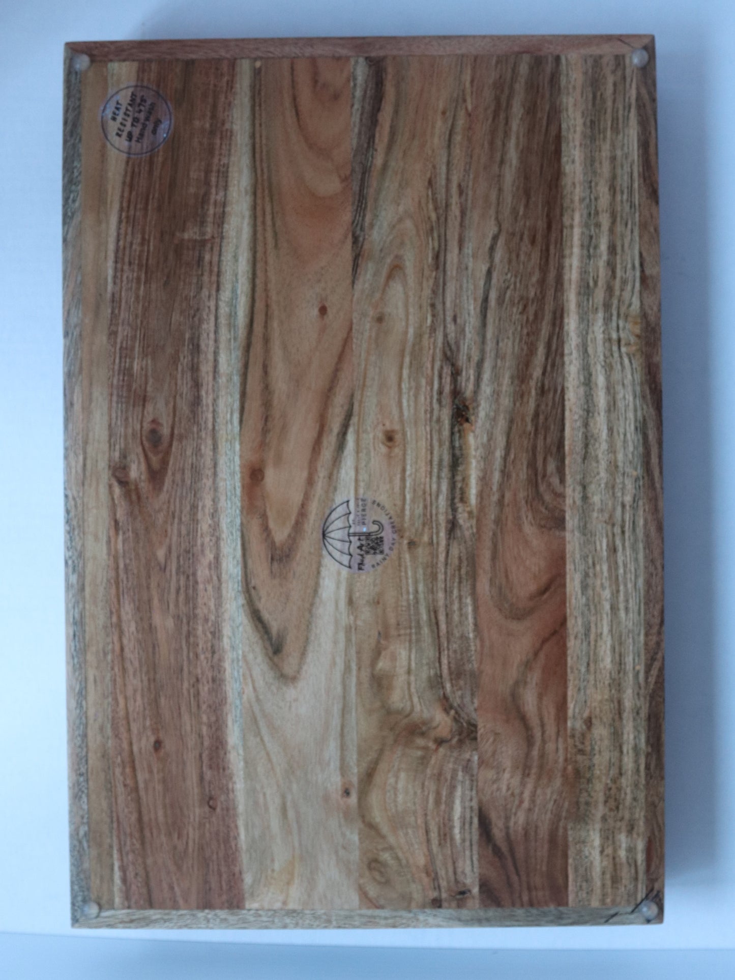 12 x 18 Acacia Serving Tray - Blue 2