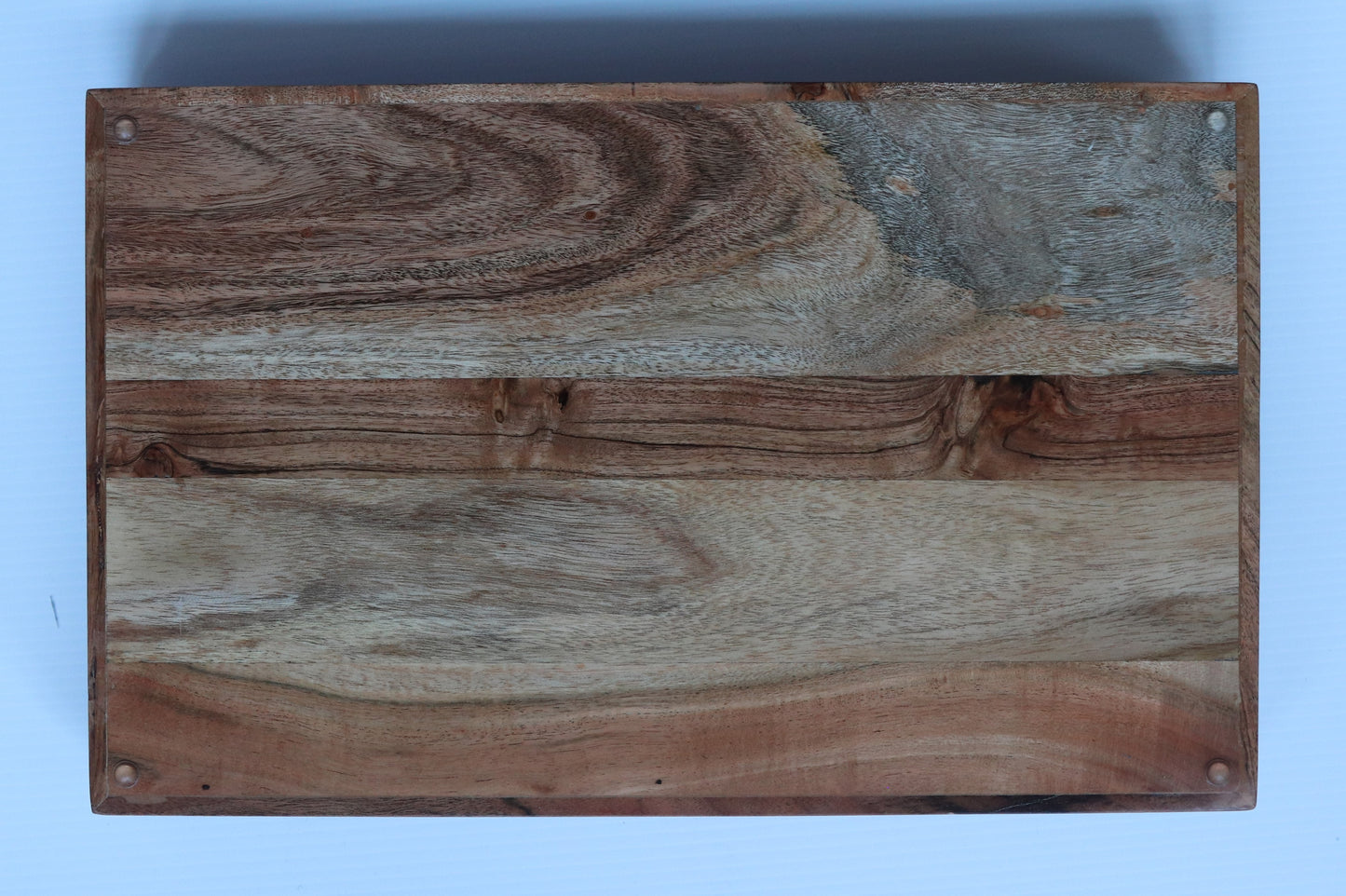 10 x 16 Acacia Serving Tray - Purple/Green 2