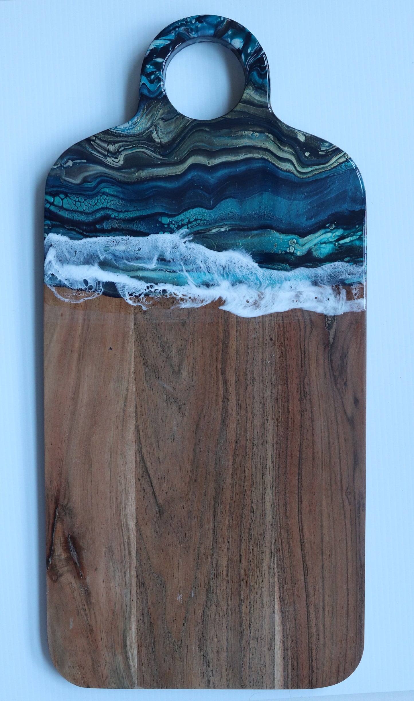 22 X 10 1/2" Serving Board - Night Sea 1