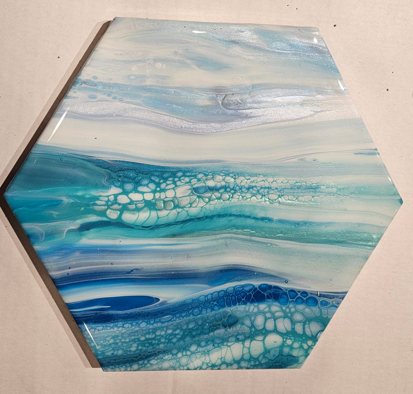 Trivet - Large Hexagon - Bermuda 1