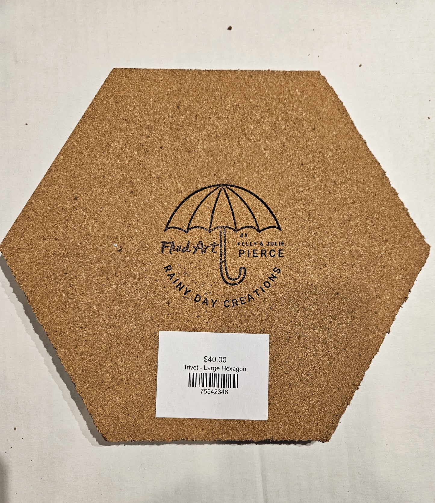 Trivet - Large Hexagon - Bermuda 1