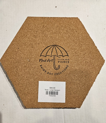 Trivet - Large Hexagon - Bermuda 1