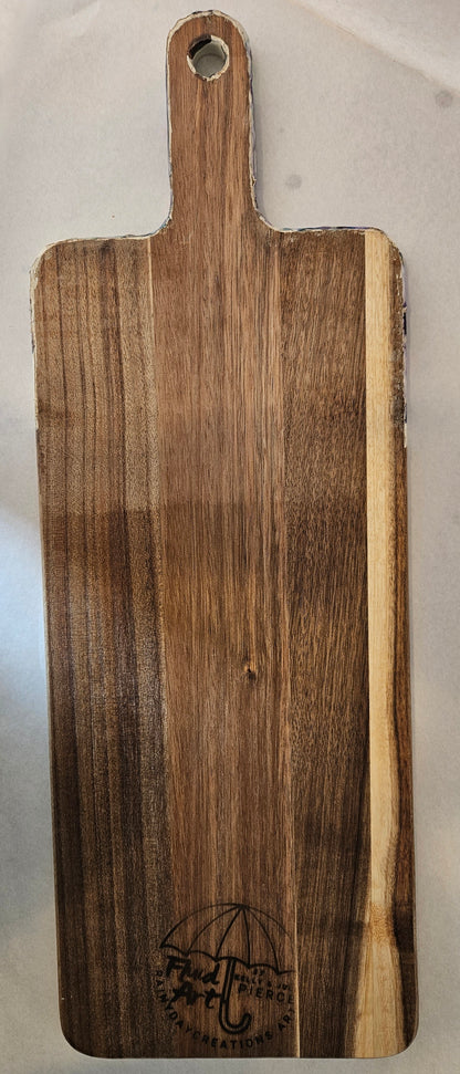 20 1/2 × 7 1/4 Serving Board - Purple