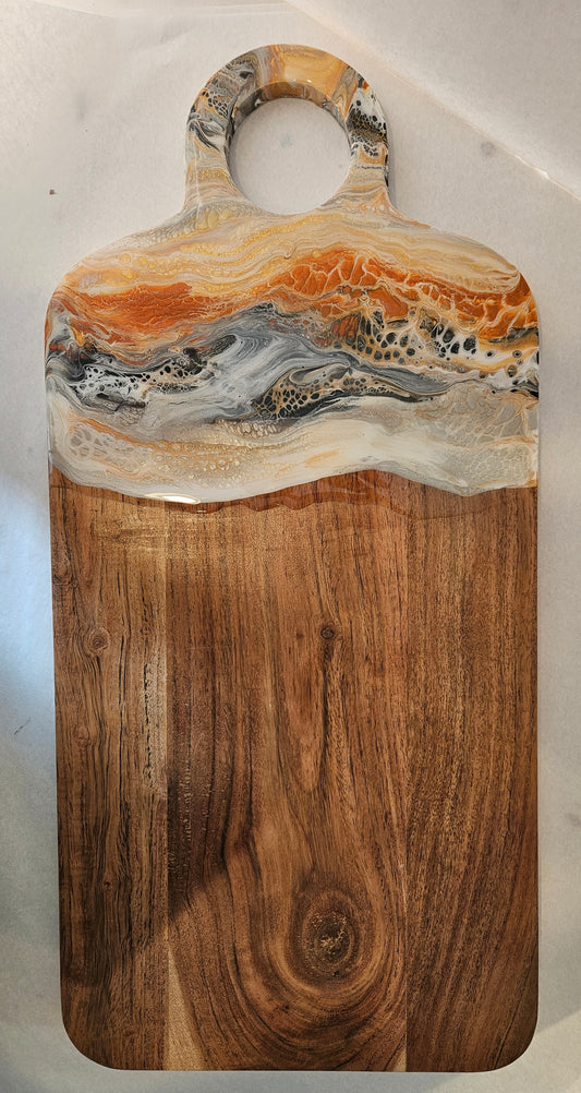 22 X 10 1/2" Serving Board - Metallic 2