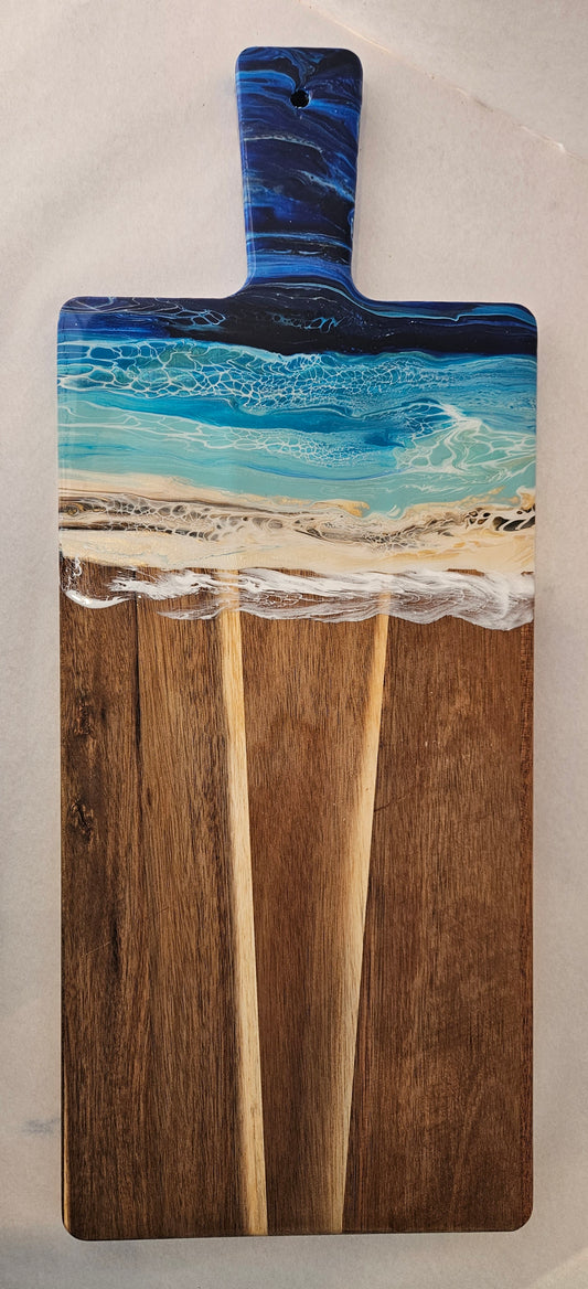 20 X 8 Charcuterie Board - Night Beach 5