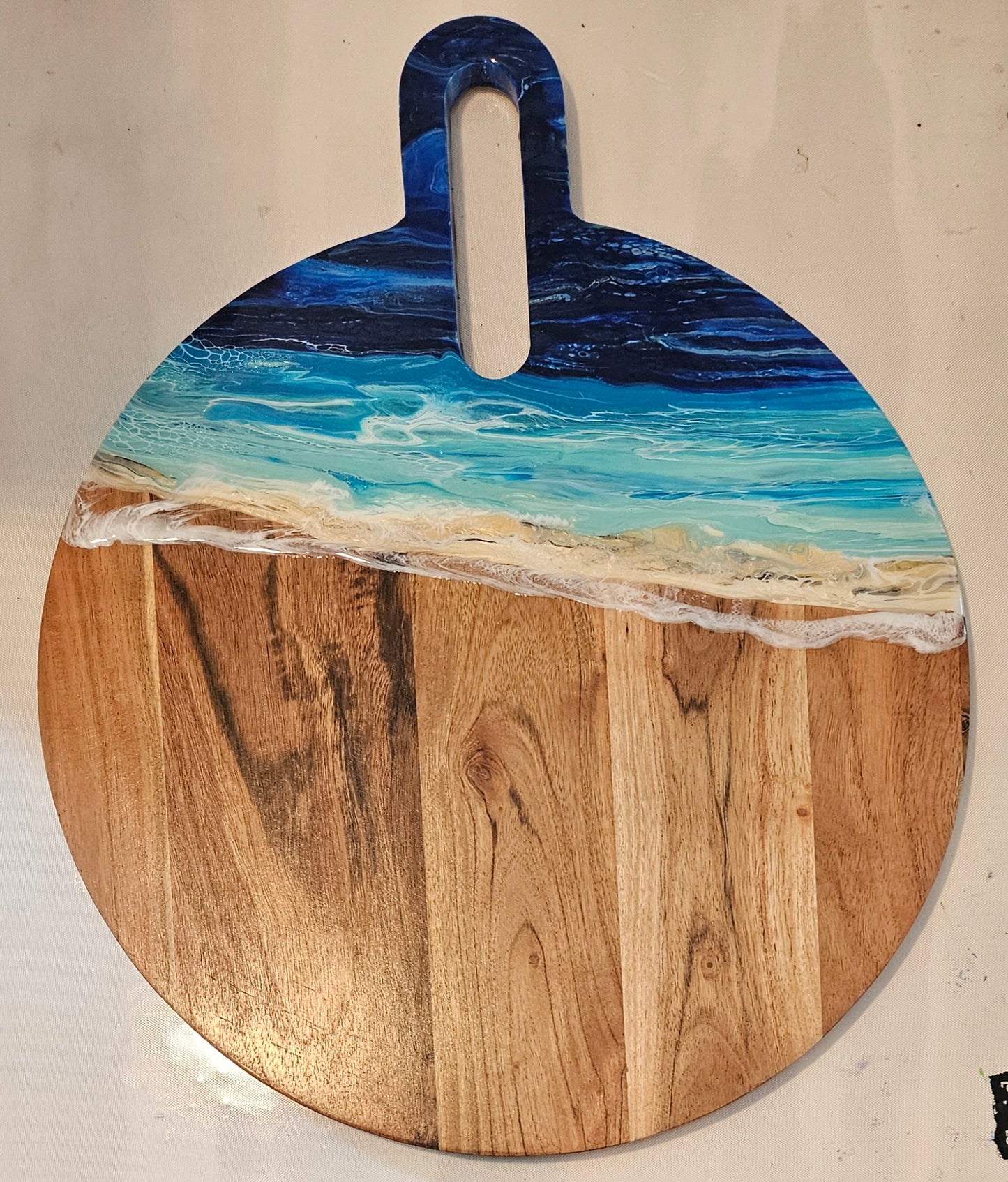 20 X 16 Round - Night Beach