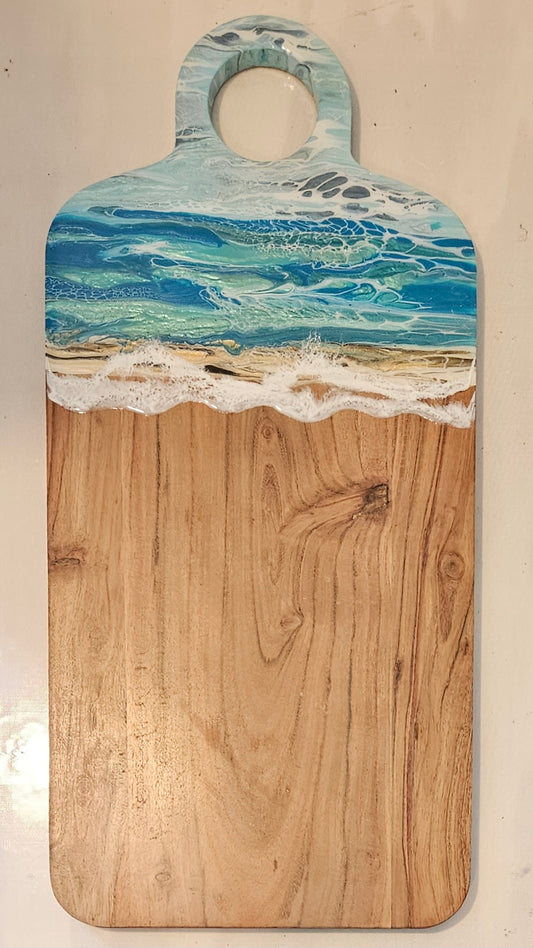 22 X 10 1/2" Serving Board - Bermuda Beach