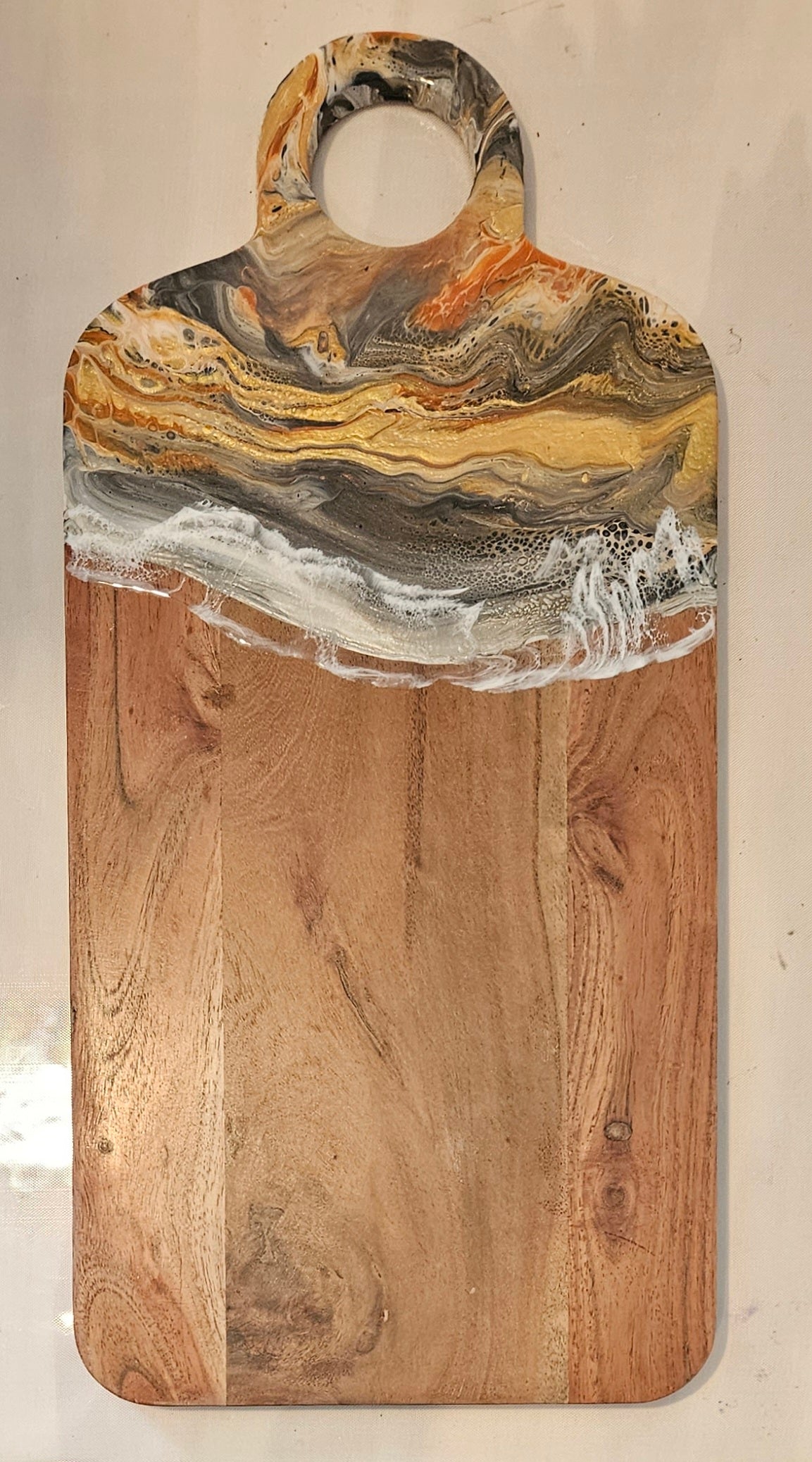 22 X 10 1/2" Serving Board - Metallic 1