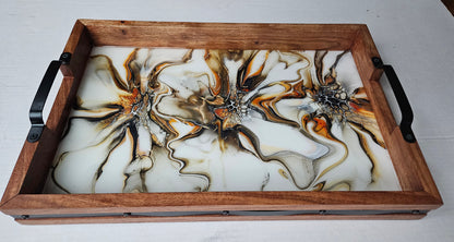 12 x 18 Acacia Serving Tray - Autumn Harvest