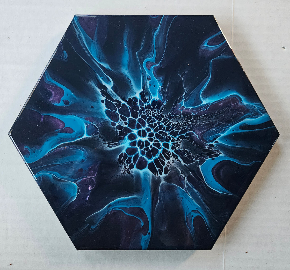 Trivet - Lg Hex - Crescendo Rain