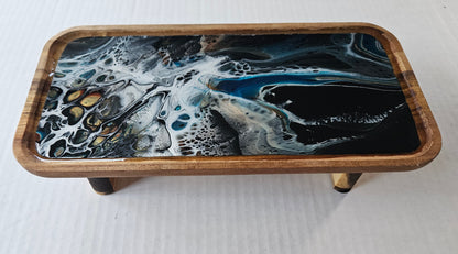 6 x 12 trinket tray w/ legs - Navajo Glow 1