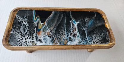 6 x 12 trinket tray w/ legs - Navajo Glow 3