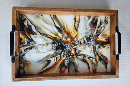 12 x 18 Acacia Serving Tray - Autumn Harvest 2