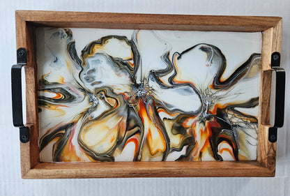 10 x 16 Acacia Serving Tray - Autumn Harvest 2