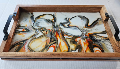 10 x 16 Acacia Serving Tray - Autumn Harvest 2