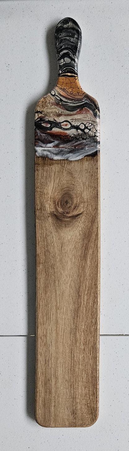 22 1/2" X 3 1/2" Acacia Board - Metallic 1