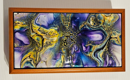 Jewelry Box - Large - Purple/Gold 1